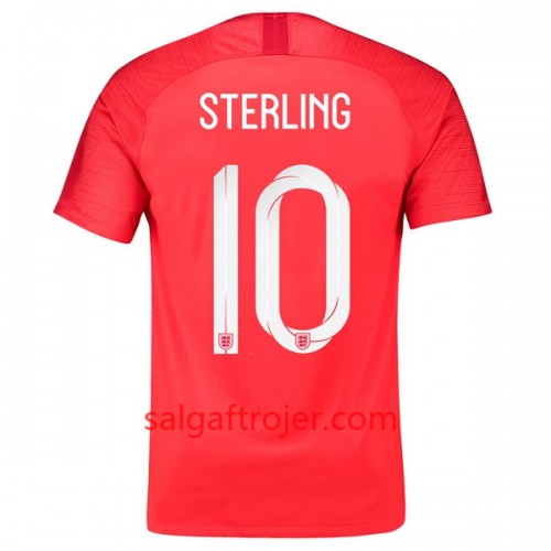 England Fodboldtrøjer Sterling 10 Udebanesæt VM 2018 England Fodboldtrøjer Sterling 10 Udebanesæt VM 2018